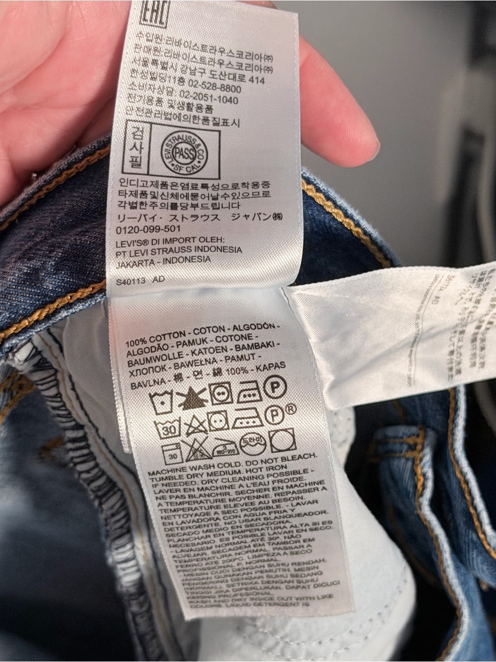 LEVI'S Premium Baggy Dad Womens Jeans - Easy Day - Picture 12 of 14